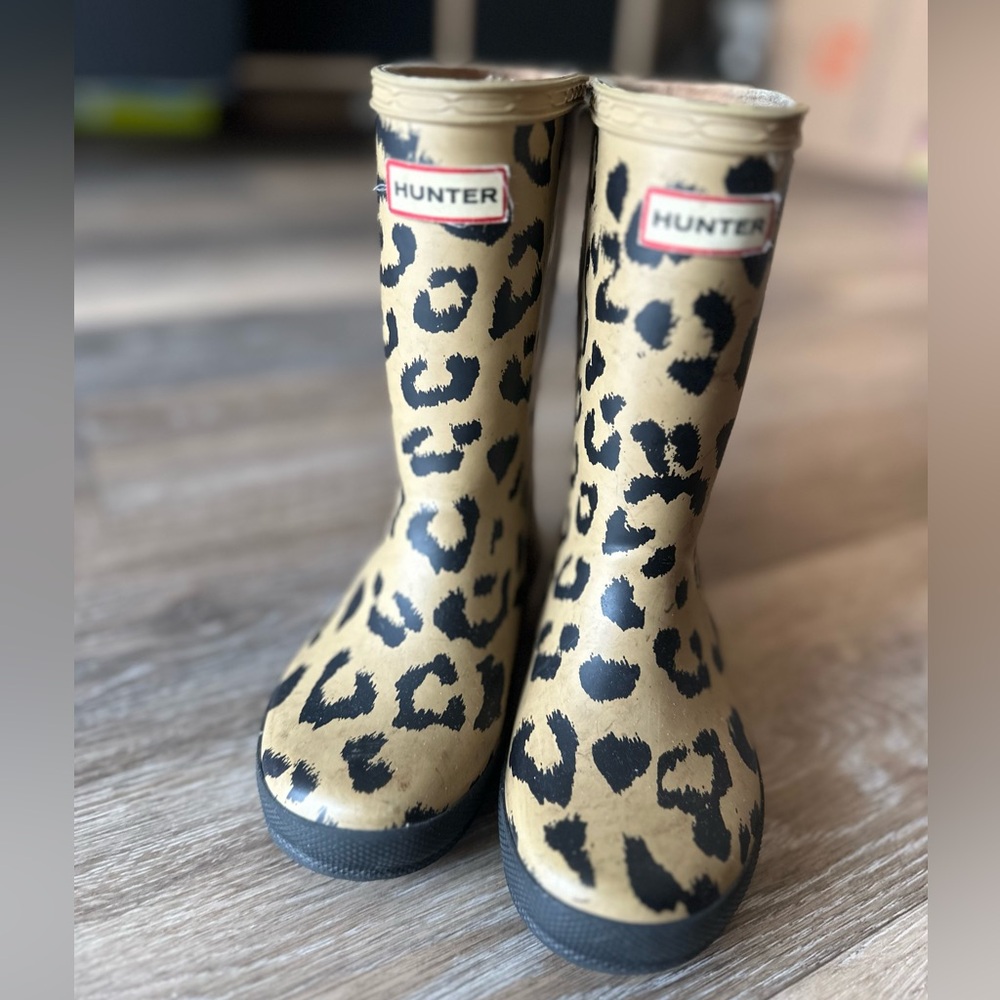 Kids Hunter Boots - Cheetah